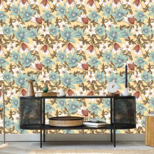 Papier Peint Fleurs Colorées Élégantes – Image 5