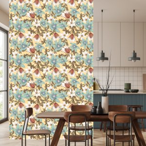 Papier Peint Fleurs Colorées Élégantes – Image 4
