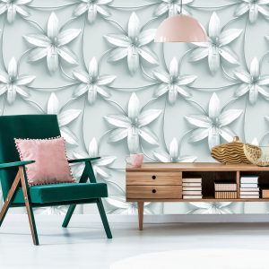 Papier Peint Lys Noirs Et Blancs – Image 6