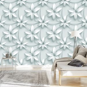 Papier Peint Lys Noirs Et Blancs – Image 3