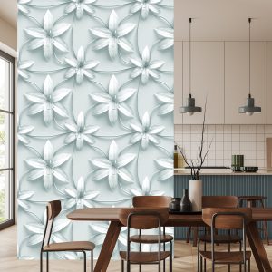 Papier Peint Lys Noirs Et Blancs – Image 4
