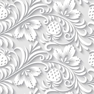 Papier Peint Motif Végétal En Trois Dimensions – Image 1