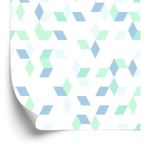Papier Peint Motif Géométrique Coloré – Image 2