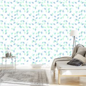 Papier Peint Motif Géométrique Coloré – Image 3