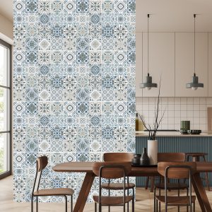 Papier Peint Mosaïque Abstraite Aux Couleurs Pastel – Image 4