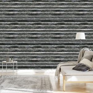 Papier Peint Stylisé Sur De Vieilles Planches De Bois – Image 3