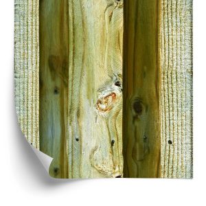 Papier Peint Planches De Bois Réalistes Lumineuses – Image 2