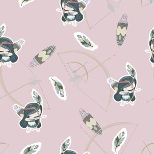 Papier Peint Femmes Indiennes Avec Des Arcs – Image 1