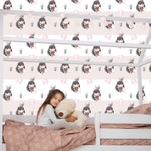 Papier Peint Heureux Les Femmes Indiennes Avec Des Chatons Et Des Plumes – Image 7