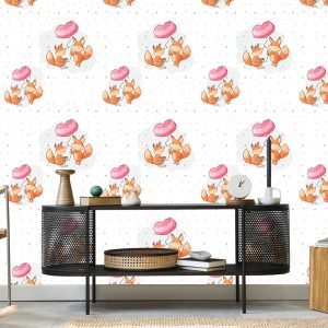 Papier Peint Renards Avec Des Ballons – Image 5