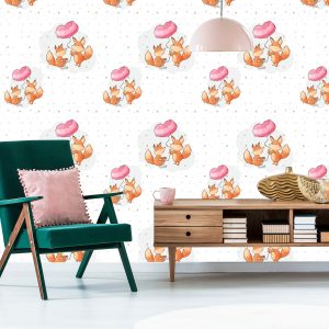 Papier Peint Renards Avec Des Ballons – Image 6