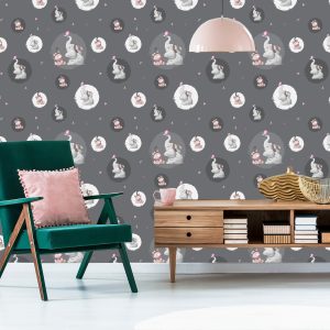 Papier Peint Ours En Peluche Et Éléphants – Image 6
