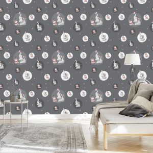 Papier Peint Ours En Peluche Et Éléphants – Image 3