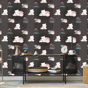 Papier Peint Ours En Peluche Et Faons Endormis – Image 5