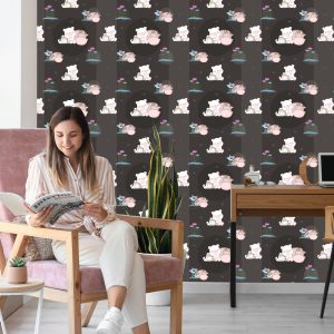 Papier Peint Ours En Peluche Et Faons Endormis – Image 7