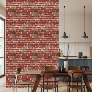 Papier Peint Mur De Briques 3D – Image 4