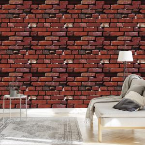 Papier Peint Brique Rouge – Image 3