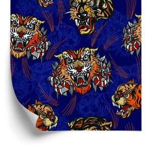 Papier Peint Tigres À L'orientale – Image 2