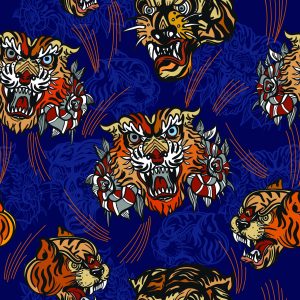 Papier Peint Tigres À L'orientale – Image 1