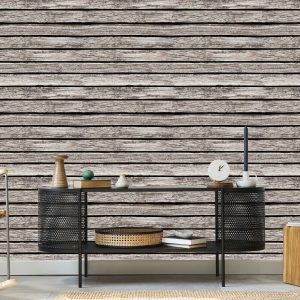Papier Peint Vieilles Planches De Bois Horizontales – Image 5