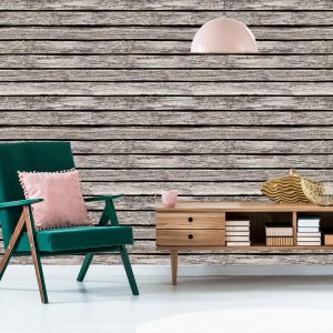 Papier Peint Vieilles Planches De Bois Horizontales – Image 6