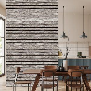 Papier Peint Vieilles Planches De Bois Horizontales – Image 4