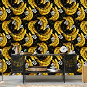 Papier Peint Bananes Aux Fleurs – Image 5