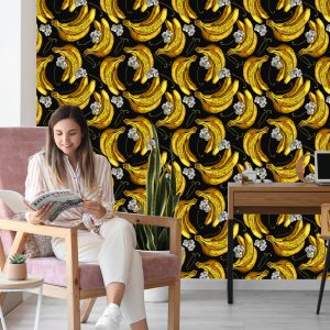Papier Peint Bananes Aux Fleurs – Image 7