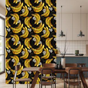 Papier Peint Bananes Aux Fleurs – Image 4