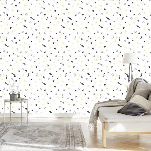 Papier Peint Motifs Géométriques Minimalistes – Image 3
