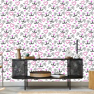 Papier Peint Pour Les Enfants - Visages De Chat Souriants – Image 5