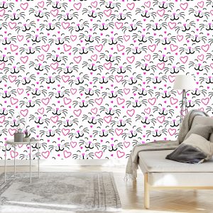 Papier Peint Pour Les Enfants - Visages De Chat Souriants – Image 3