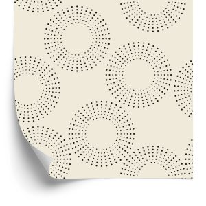 Papier Peint Géométrique - Cercles Pointillés – Image 2
