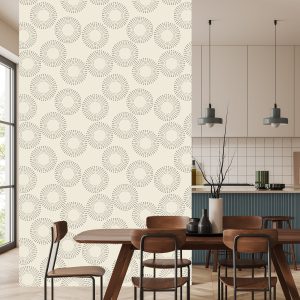 Papier Peint Géométrique - Cercles Pointillés – Image 4