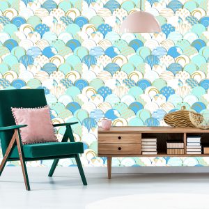 Papier Peint Boules Colorées En Motifs – Image 6