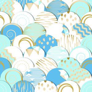 Papier Peint Boules Colorées En Motifs – Image 1