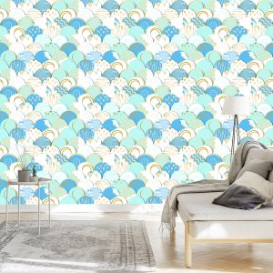 Papier Peint Boules Colorées En Motifs – Image 3