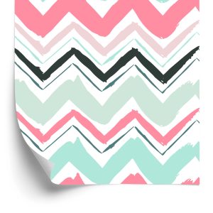 Papier Peint Zigzags Colorés – Image 2