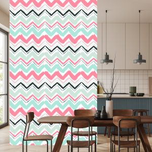 Papier Peint Zigzags Colorés – Image 4