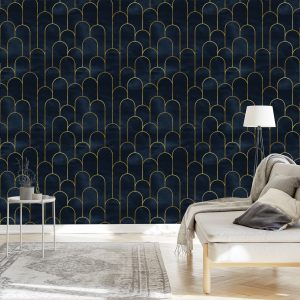 Papier Peint Motif Majestueux De Style Art Déco – Image 3