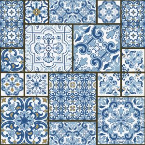 Papier Peint Mosaïque Espagnole Traditionnelle – Image 1