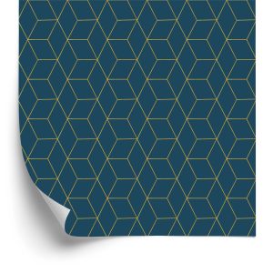 Papier Peint Motif D'hexagones Modernes – Image 2