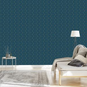 Papier Peint Motif D'hexagones Modernes – Image 3
