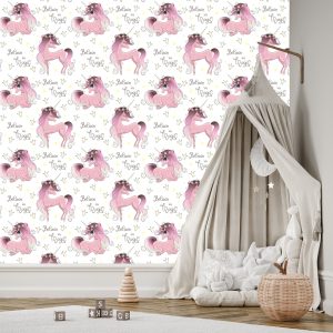 Papier Peint Des Licornes Comme Dans Les Contes De Fées – Image 3