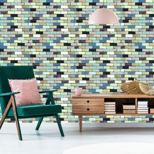 Papier Peint Mur De Briques Colorées – Image 6