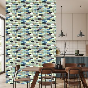 Papier Peint Mur De Briques Colorées – Image 4