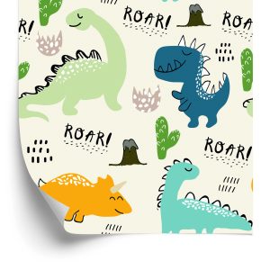 Papier Peint Dessiner Des Dinosaures – Image 2