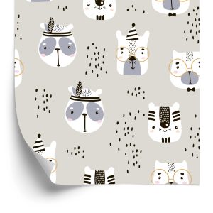 Papier Peint Pour Les Enfants - Happy Bears – Image 2