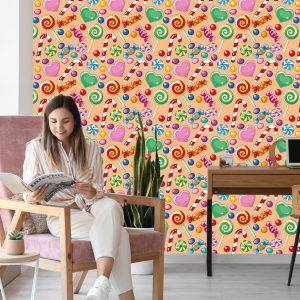 Papier Peint Bonbons Colorés – Image 7
