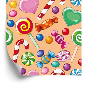 Papier Peint Bonbons Colorés – Image 2